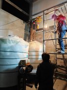 【食品加工业水处理设备】陕西秦帝鲜集食品厂15吨反渗透+恒压供水项目